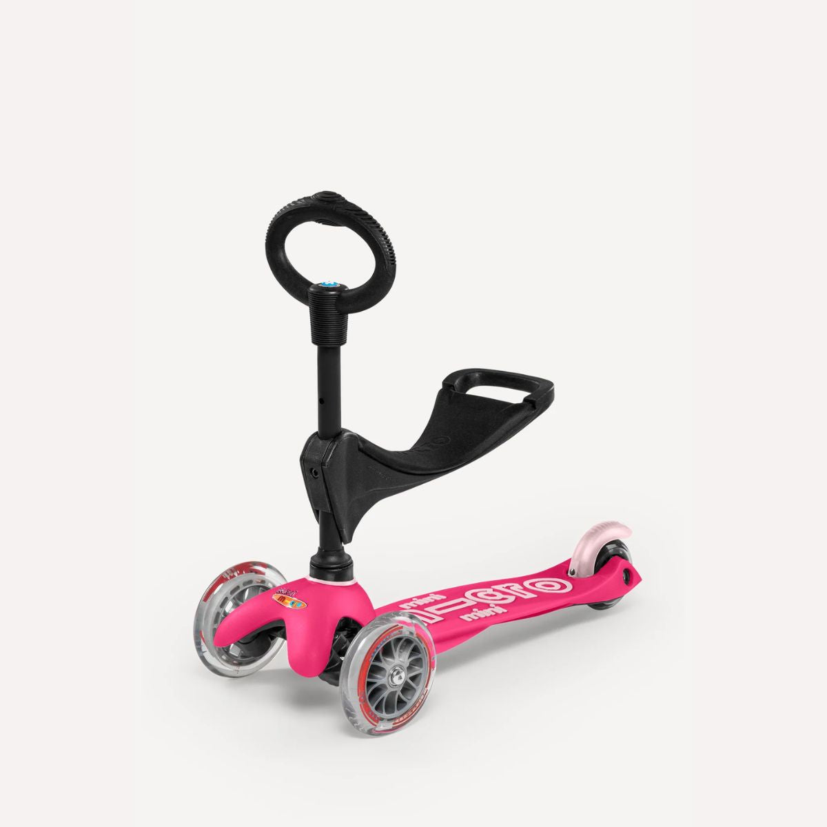 Patinete Infantil Micro Kickboard Mini 3 em 1 Deluxe Pink - Comfort at Every Stage